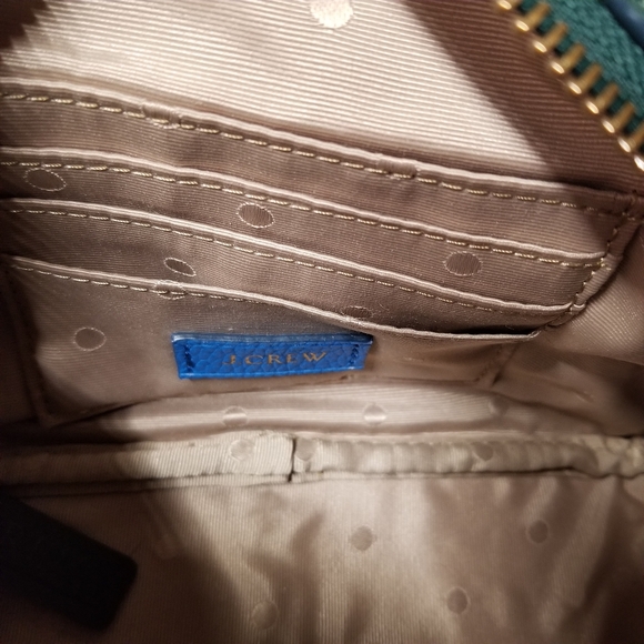 J.Crew Colorblock Calf Hair and Leather Camera Bag, Red/Multi, NWT - Picture 2 of 15